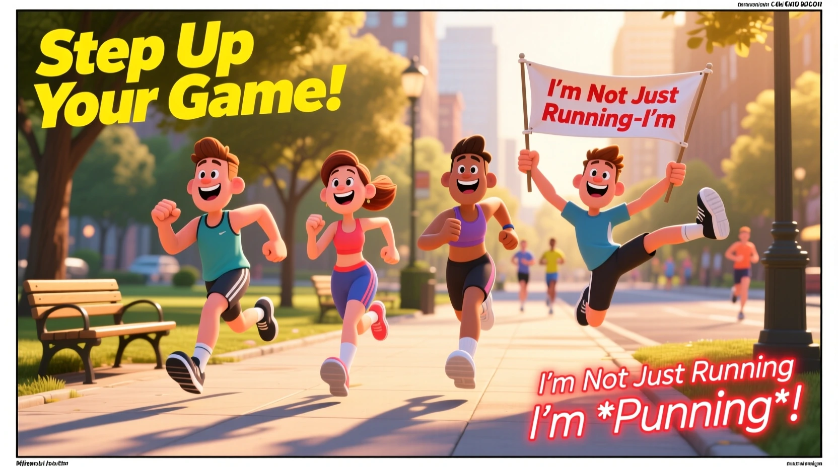 let's turn running into punning.