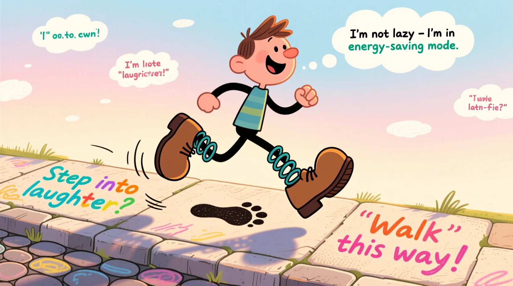 No matter if you enjoy a leisurely stroll or take walking seriously, these witty wordplays are sure to put a bounce in your step and a smile on your face.