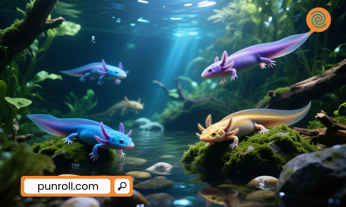 250+ Witty Axolotl Puns and Jokes: Dive into Laughter Everyday!